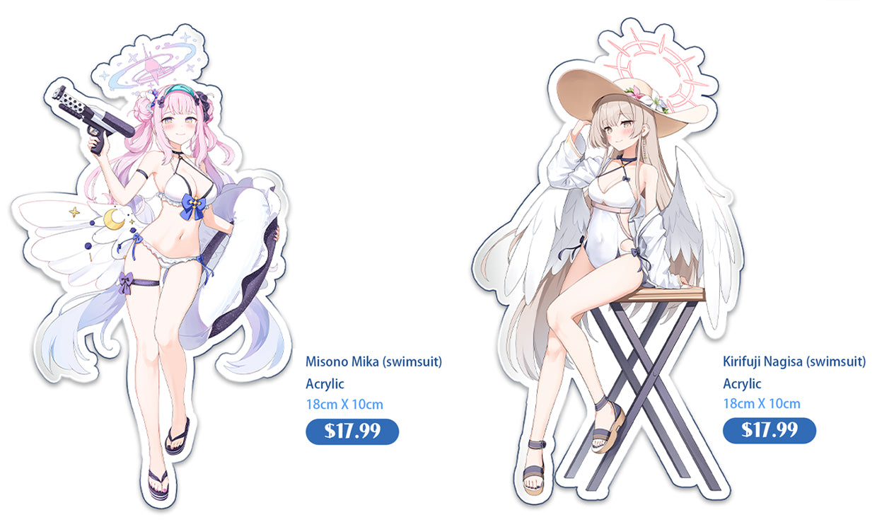 Blue Archive Summer Acrylic Stands - DARAN9 – FT MediaWorks