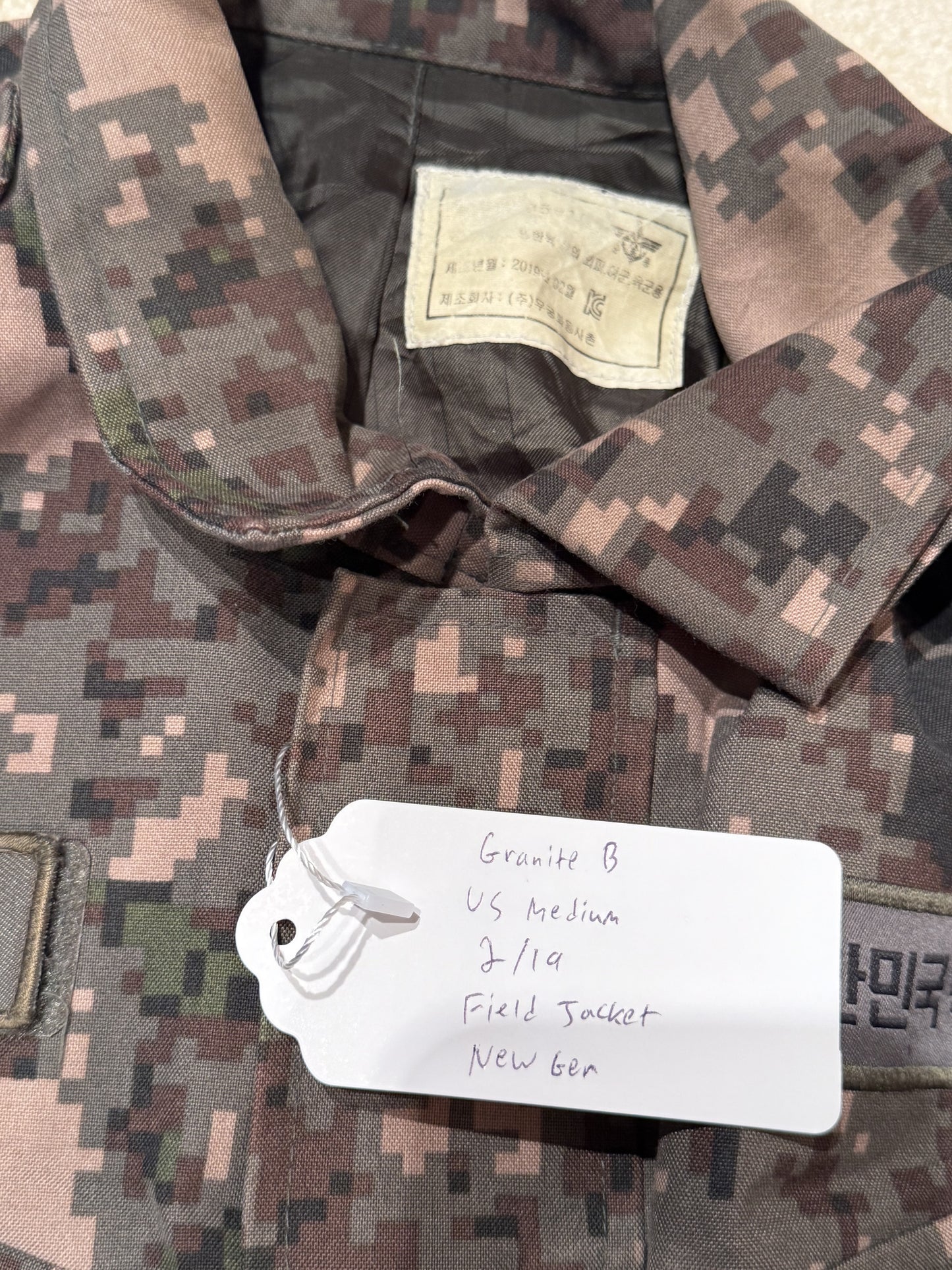 South Korean Granite B Field Jacket Surplus