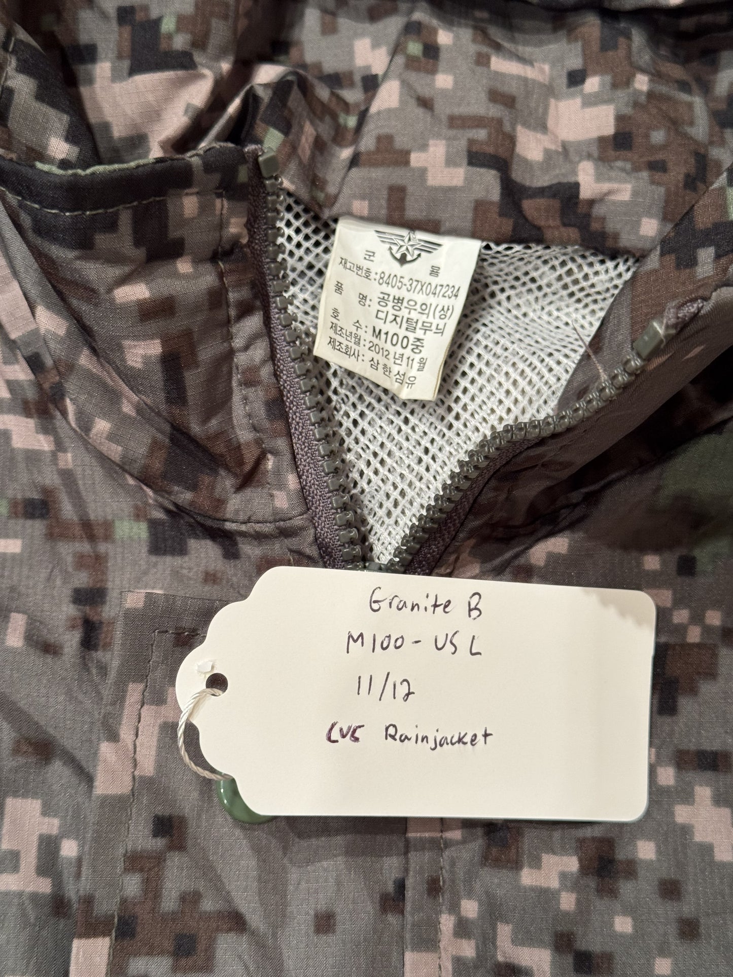 South Korean Granite B Rain Jackets Surplus