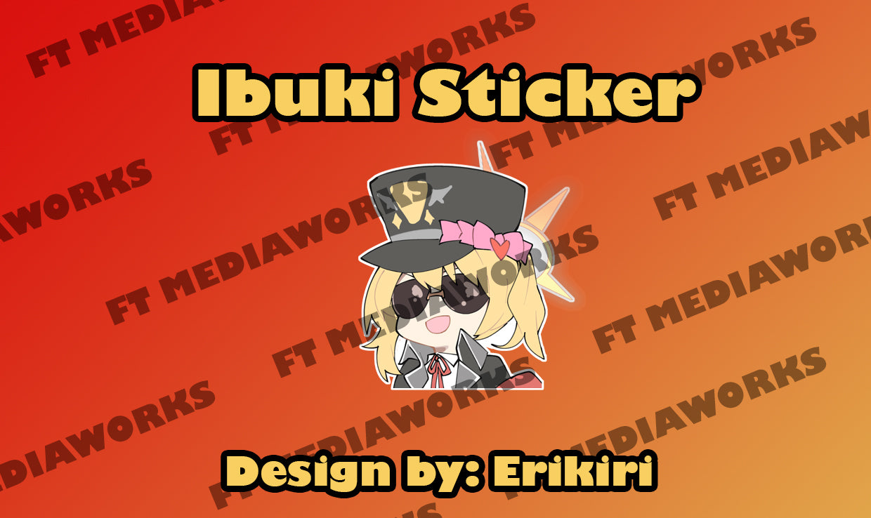 Erikiri Blue Archive Ibuki Vinyl Sticker
