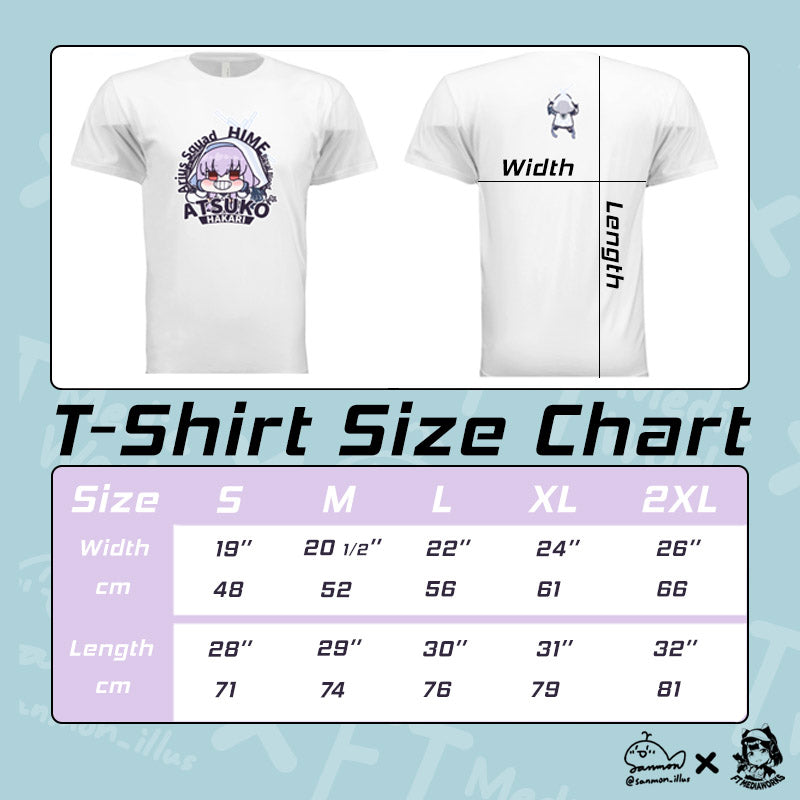 Atsuko Blue Archive T-Shirts - Sanmon (Pre-Order)