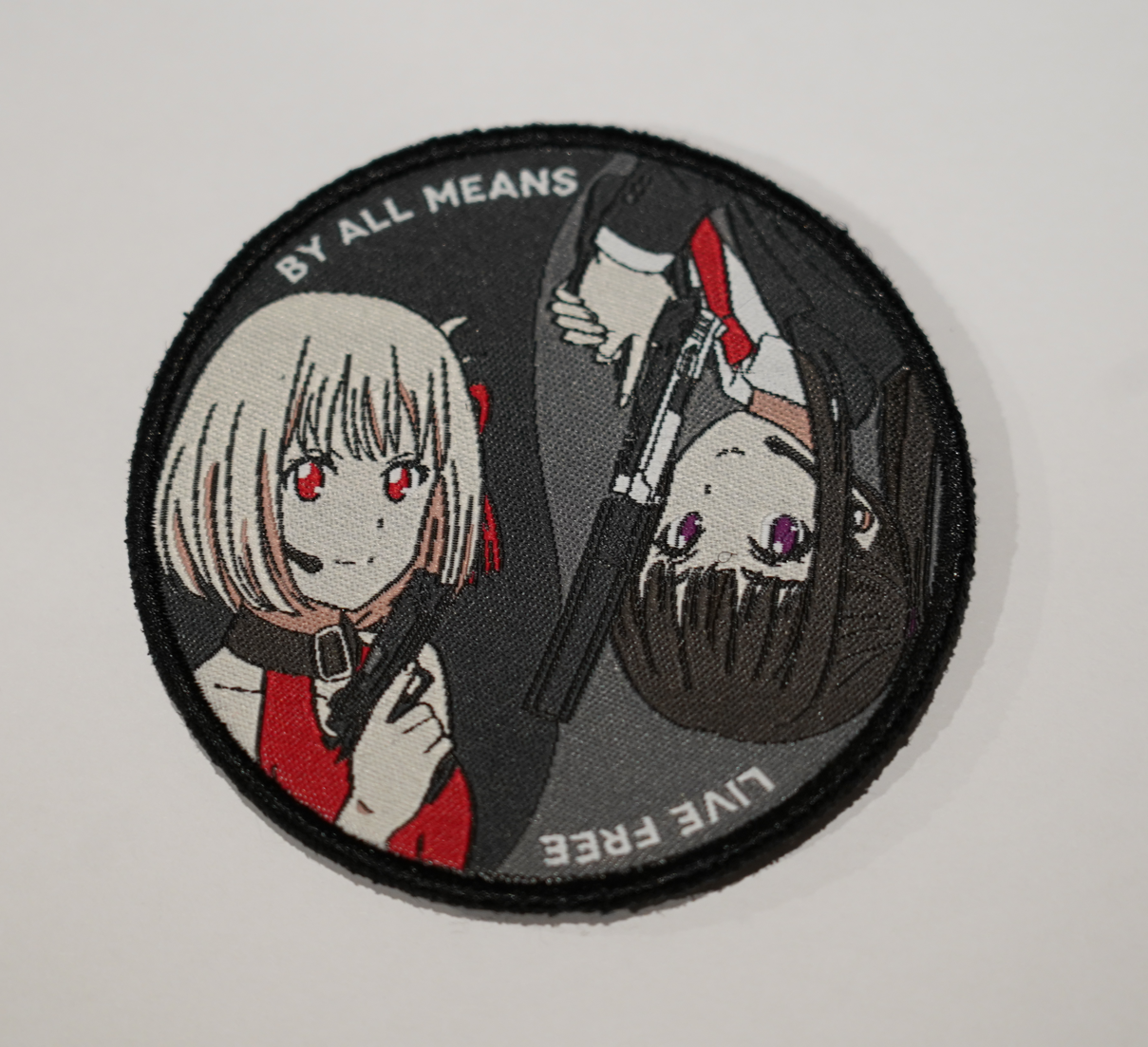 Lycoris Recoil 'Live Free - By All Means' Patch