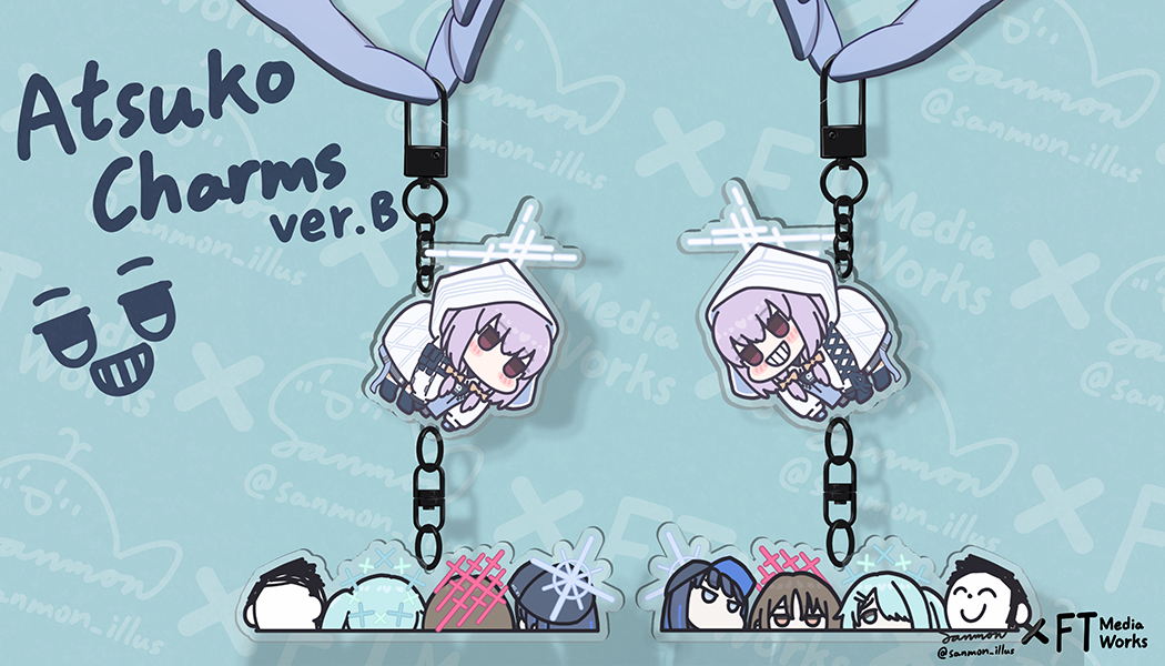 Atsuko Blue Archive Acrylic Charm - Sanmon