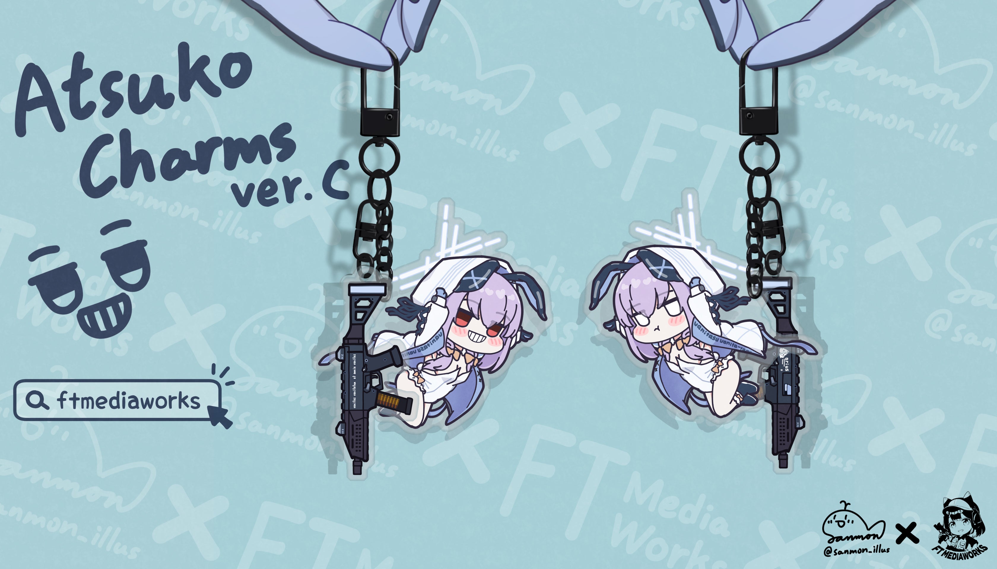 Atsuko Blue Archive Acrylic Charm - Sanmon