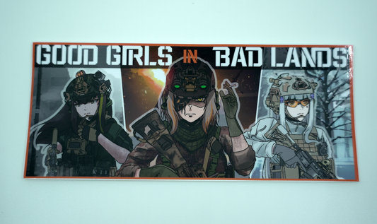 DGkamikaze - Good Girls in Bad Lands Sticker
