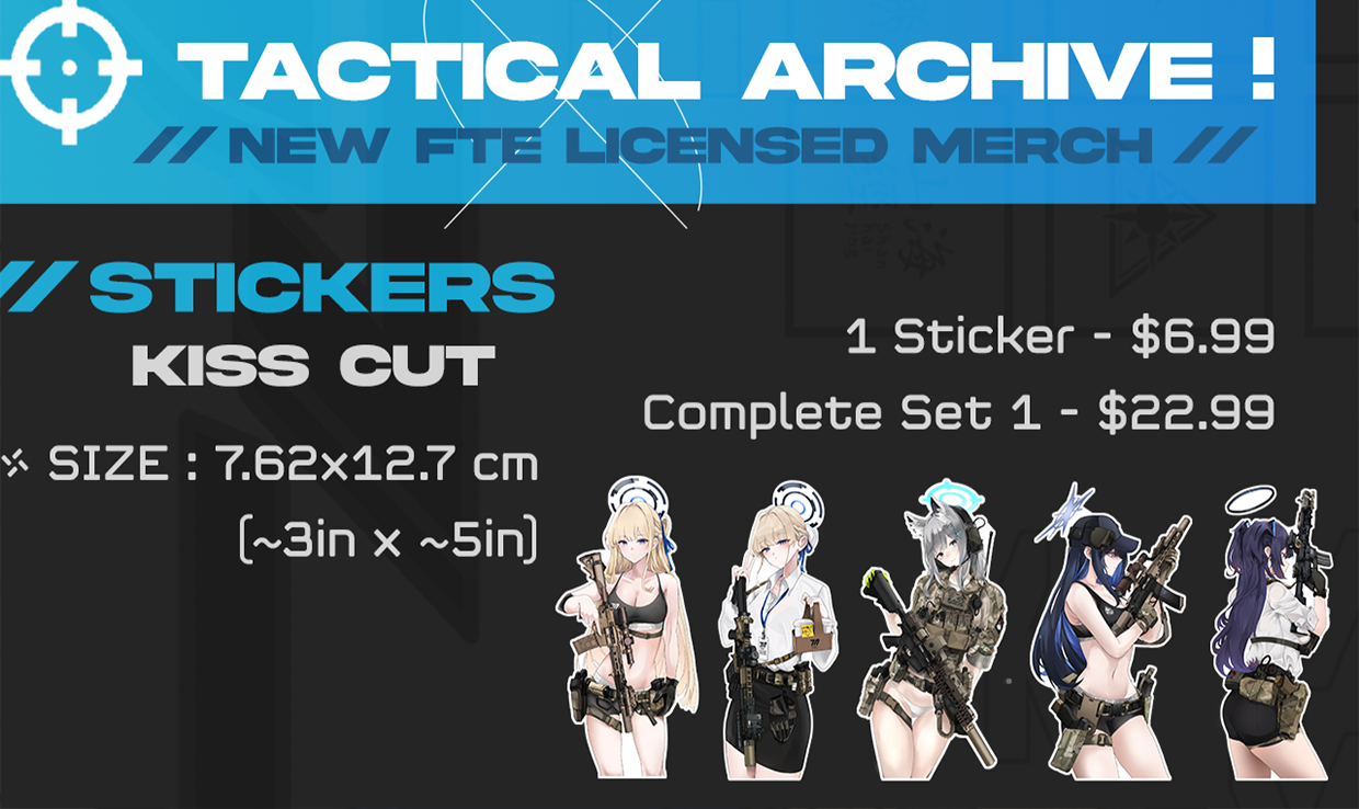 FTE - Tactical Archive Stickers Set 1 – FT MediaWorks