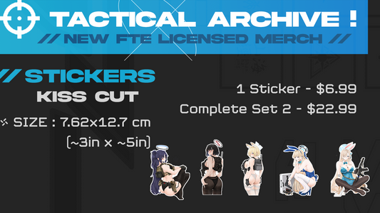 FTE Tactical Archive Stickers