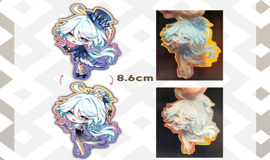 Furina Acrylic Charm Genshin Impact - YARN