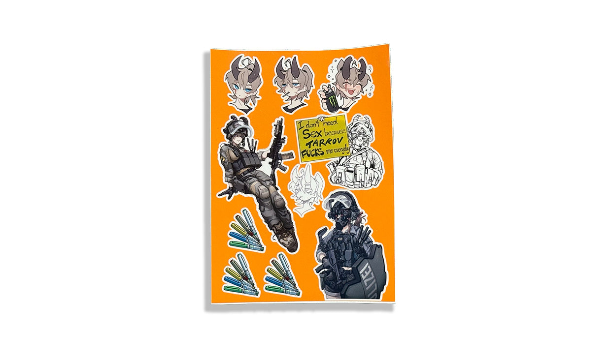 EPAKim1 Tarkov Sticker Sheet (Pre-Order)