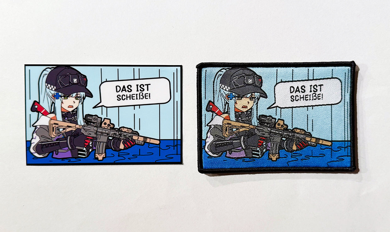 416 Klukai This Sucks Sticker - Girls Frontline