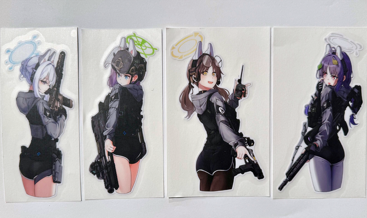 Clov3r - Blue Archive Tactical Stickers Set 1