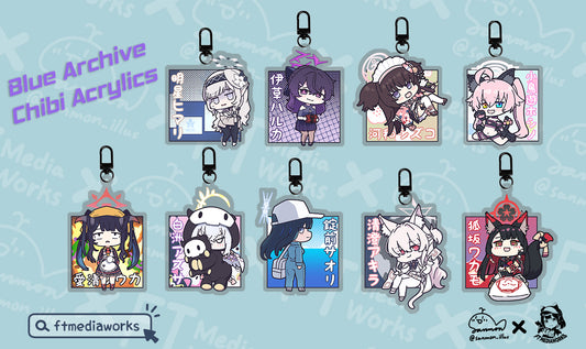 Blue Archive Acrylic Charms - Sanmon