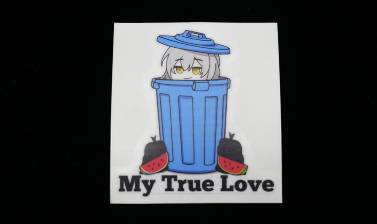 Trailblazer Trash Can Sticker - Honkai Star Rail