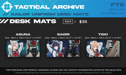 FTE - Tactical Archive Desk Mats Sailor Edition (Pre-Order)