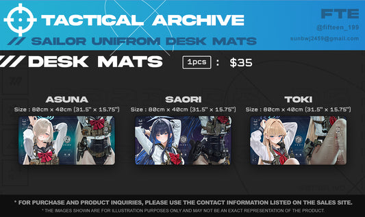 FTE - Tactical Archive Desk Mats Sailor Edition (Pre-Order)