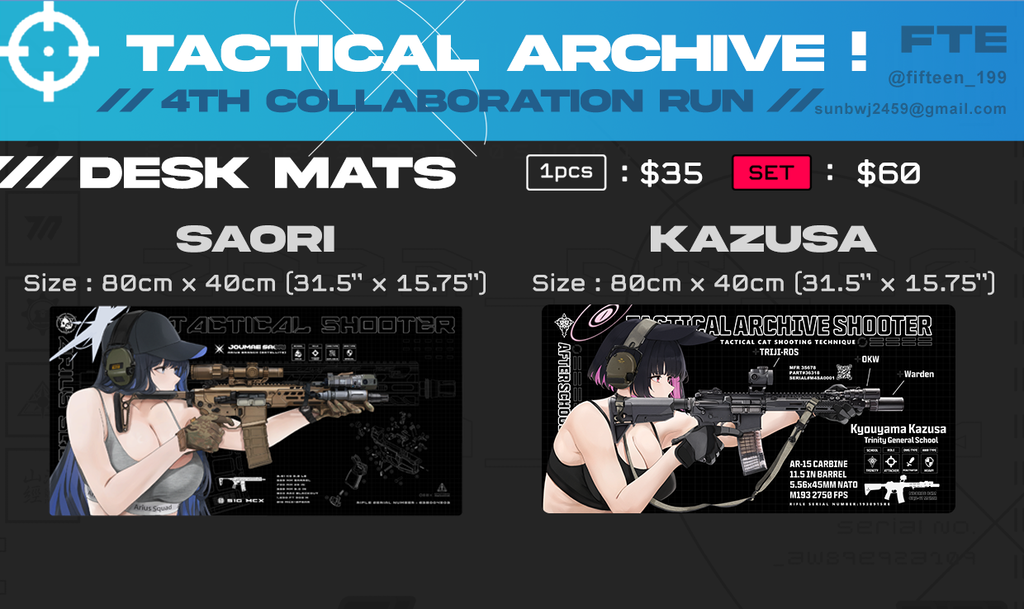 FTE - Tactical Archive Desk Mats Version 1