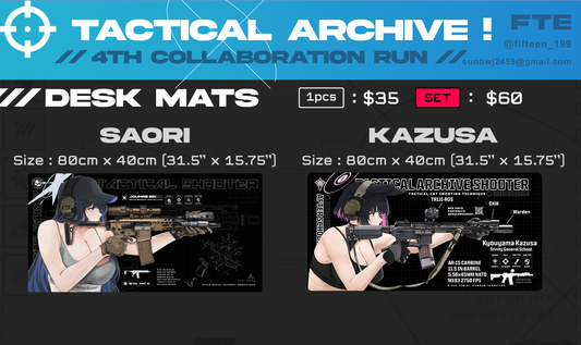 FTE - Tactical Archive Desk Mats (Pre-Order, 4th Collaboration Run)