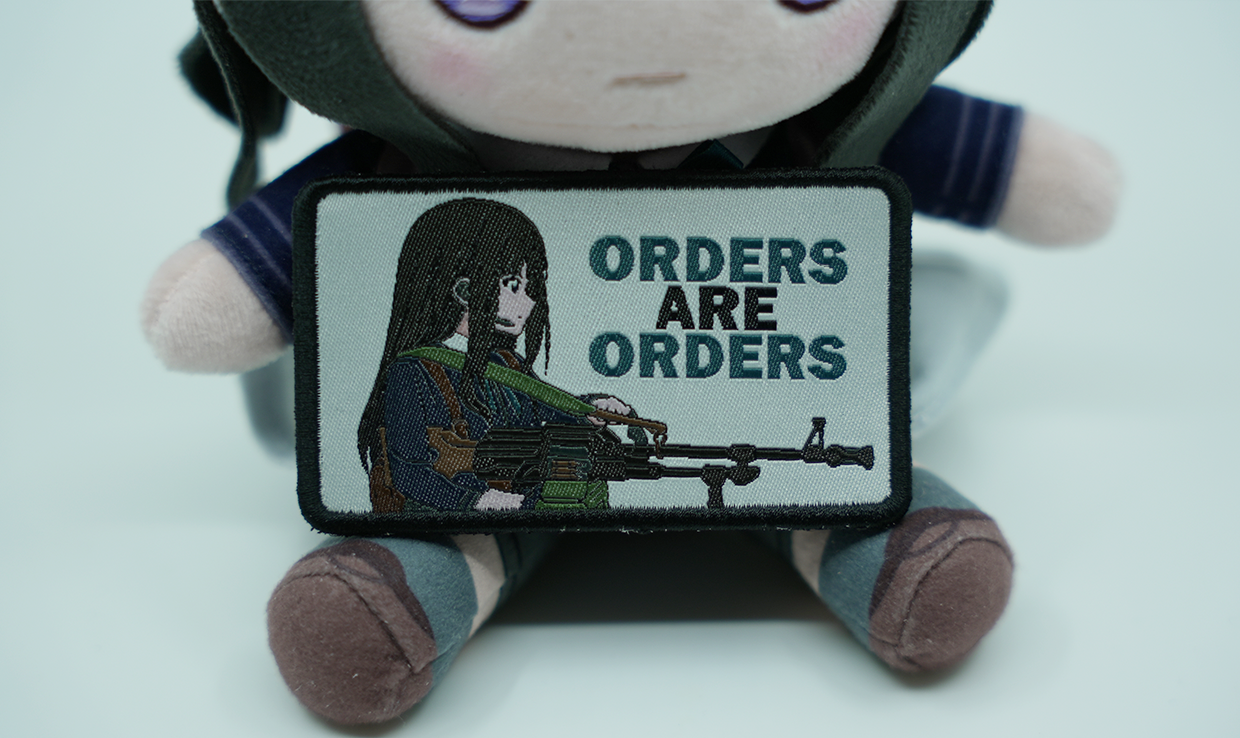 Takina Inoue 'Orders Are Orders' Patch - Lycoris Recoil