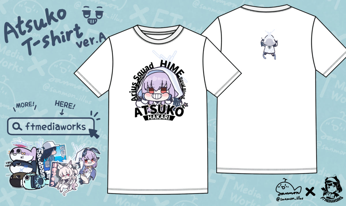 Atsuko Blue Archive T-Shirts - Sanmon – FT MediaWorks