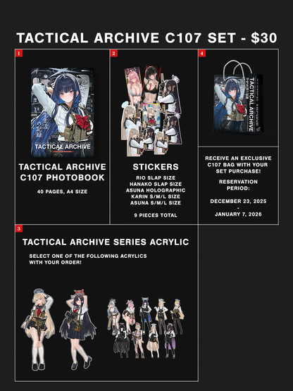 FTE - Tactical Archive Student Life Chronicle Set (C107 Pre-Order)