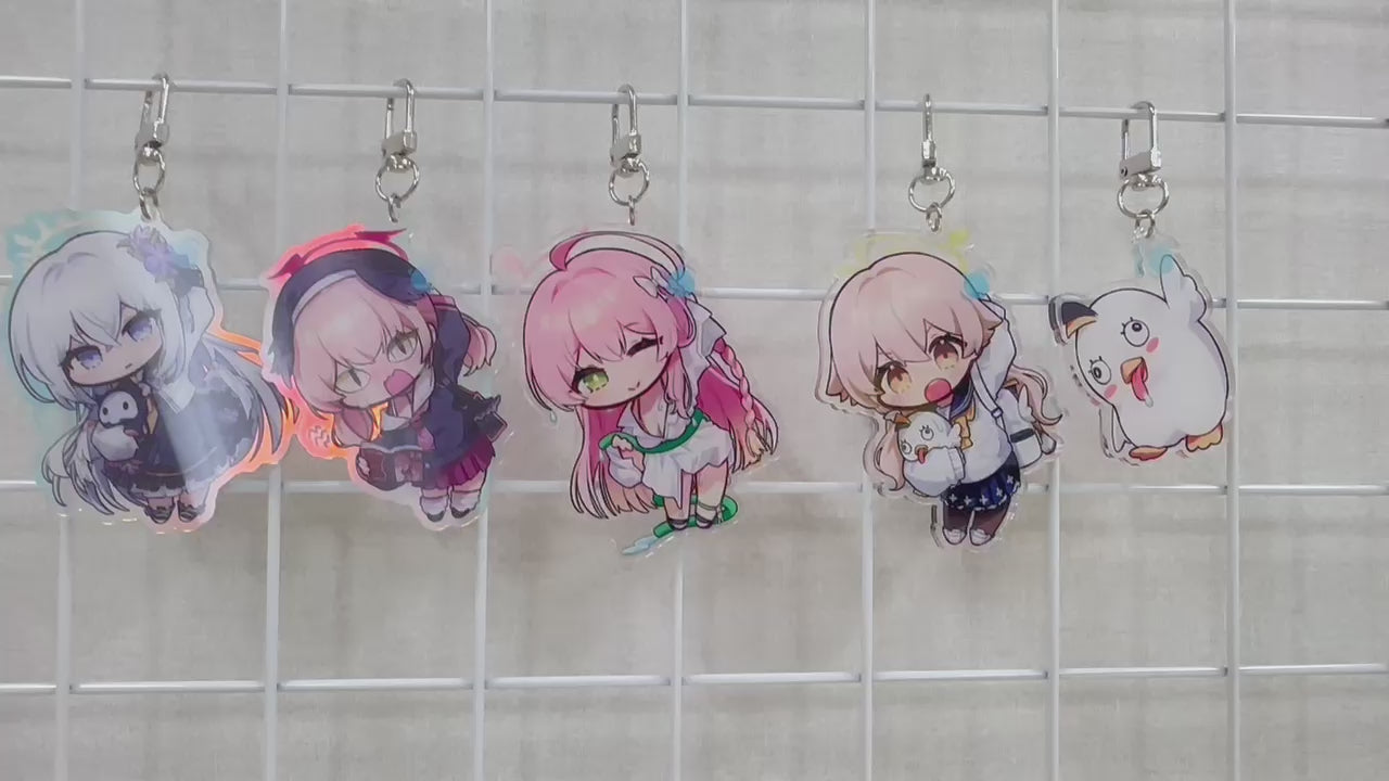 Blue Archive Make-Up Club Acrylic Charms - 2Hurang